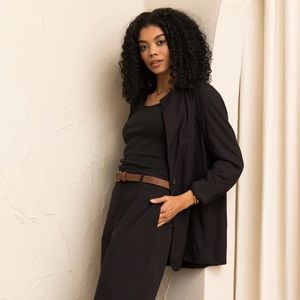 Able Micah Drapey Blazer Black (size S)